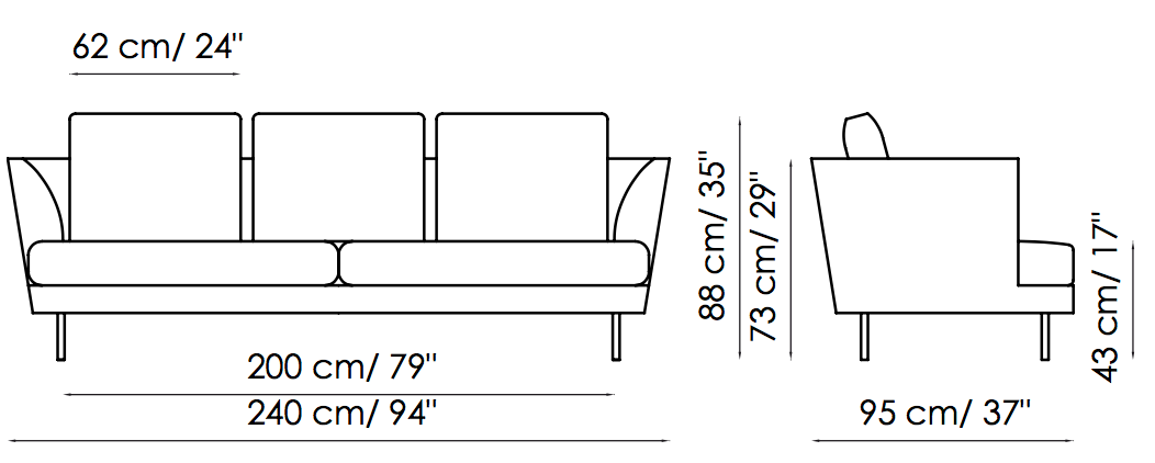 Bonaldo Lars Sofa