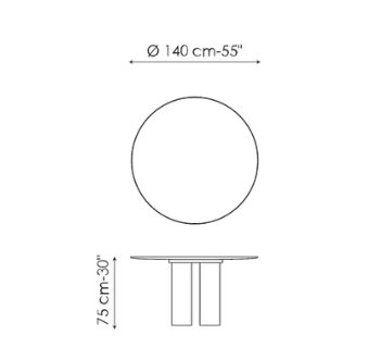 Bonaldo  Geometric Dining Table