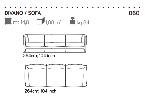 Amura Stilt Sofa