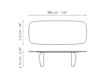 Bonaldo Flame Dining Table