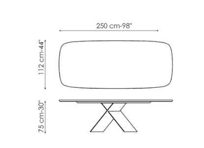 Bonaldo Ax Dining Table