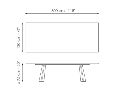 Bonaldo Torii Dining Table