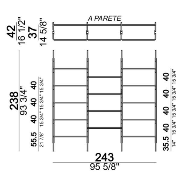 Arketipo Roxanne Bookshelf