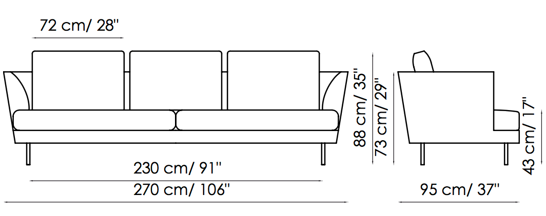 Bonaldo Lars Sofa