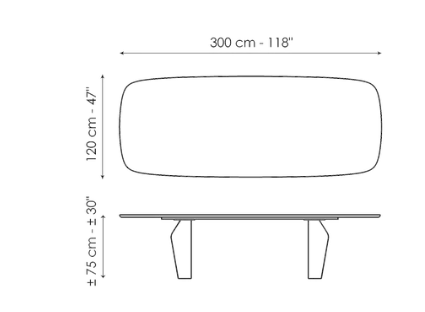 Bonaldo Flame Dining Table