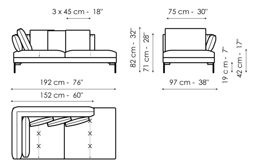 Bonaldo Aliante Sofa