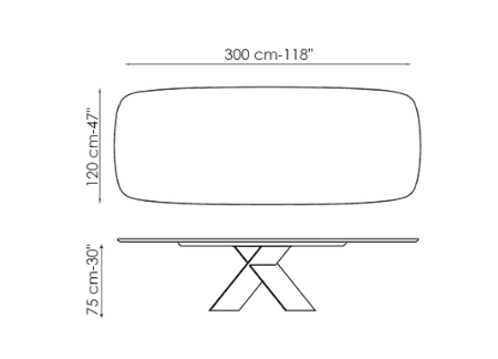 Bonaldo Ax Dining Table