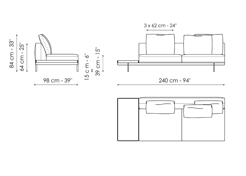 Bonaldo Phil Sofa