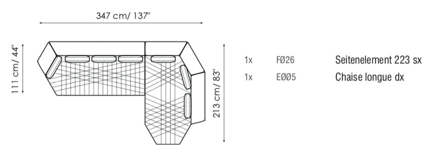 Bonaldo Panorama Sofa