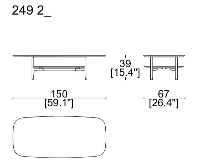 Cassina Volage Ex-S Coffee Table