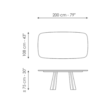 Bonaldo Torii Dining Table