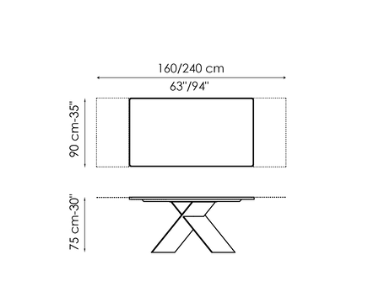 Bonaldo Ax Dining Table