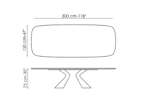 Bonaldo Prora Dining Table