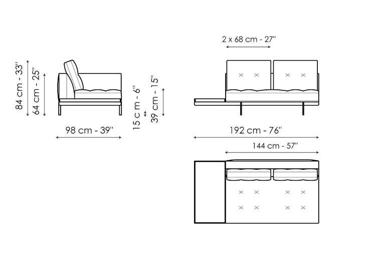 Bonaldo Maximilian Sofa