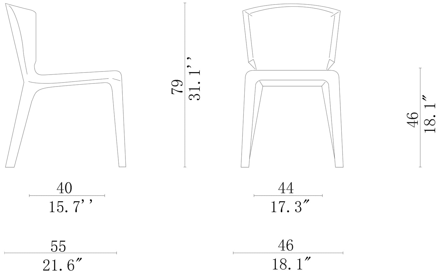 Cassina Hola Dining Chair