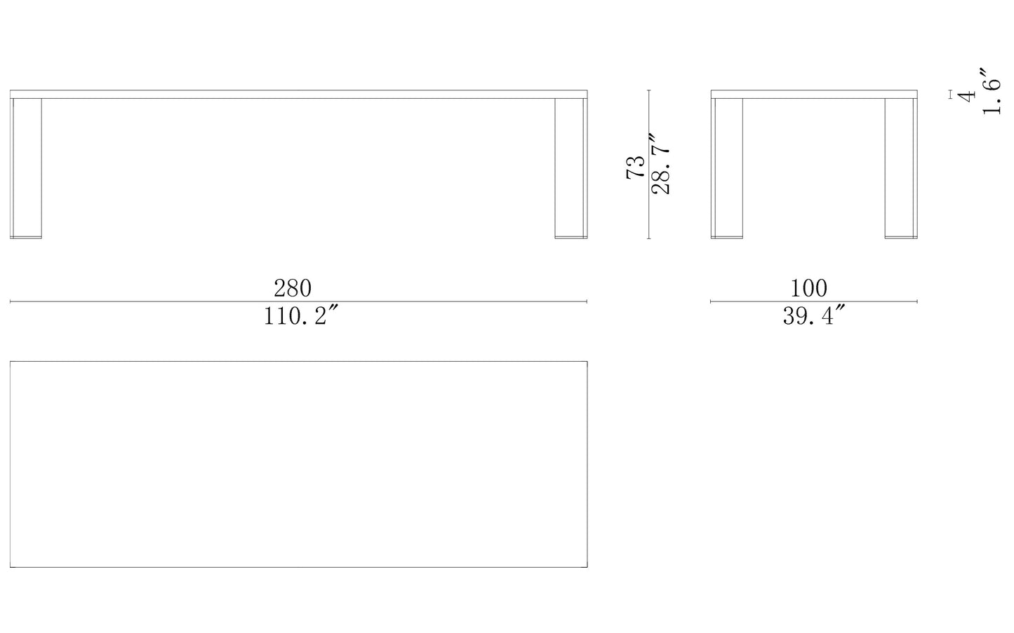 Cassina  Ordinal Dining Table