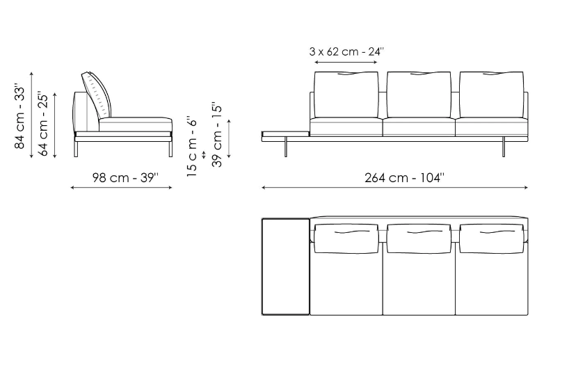 Bonaldo Phil Sofa