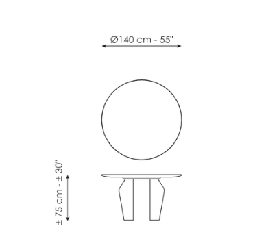 Bonaldo Flame Dining Table