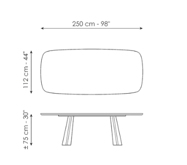 Bonaldo Torii Dining Table