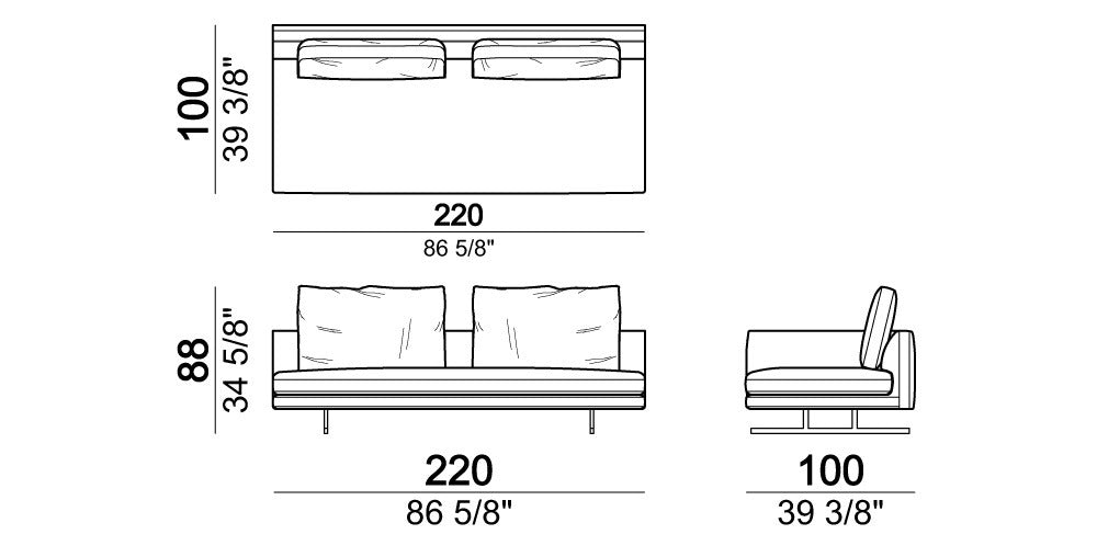 Arketipo Moss Sofa