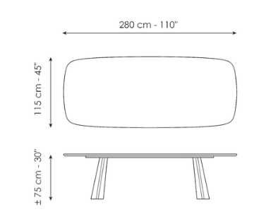 Bonaldo Torii Dining Table