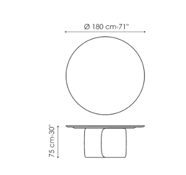 Bonaldo Mellow Dining Table