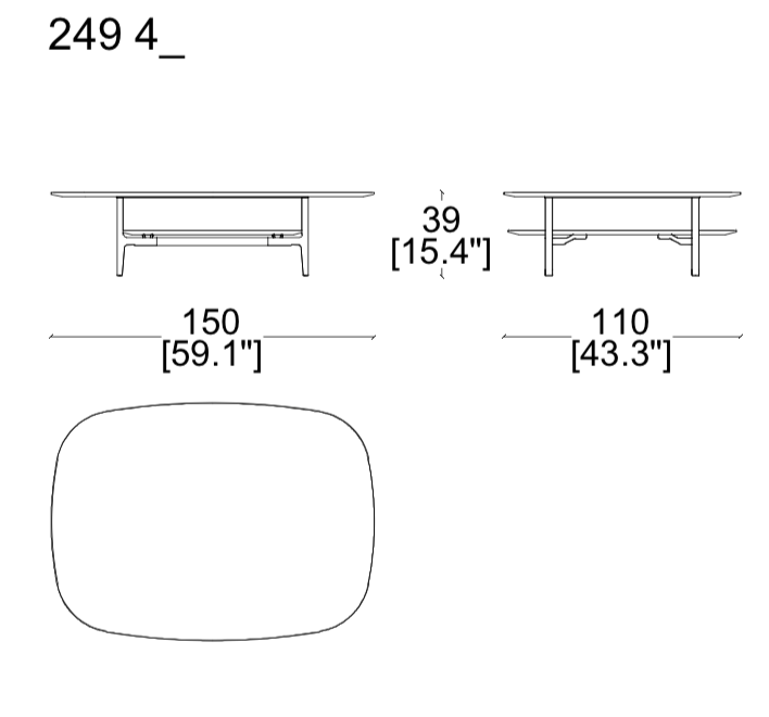 Cassina Volage Ex-S Coffee Table