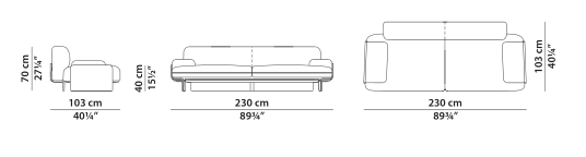 Baxter Bardot  Sofa