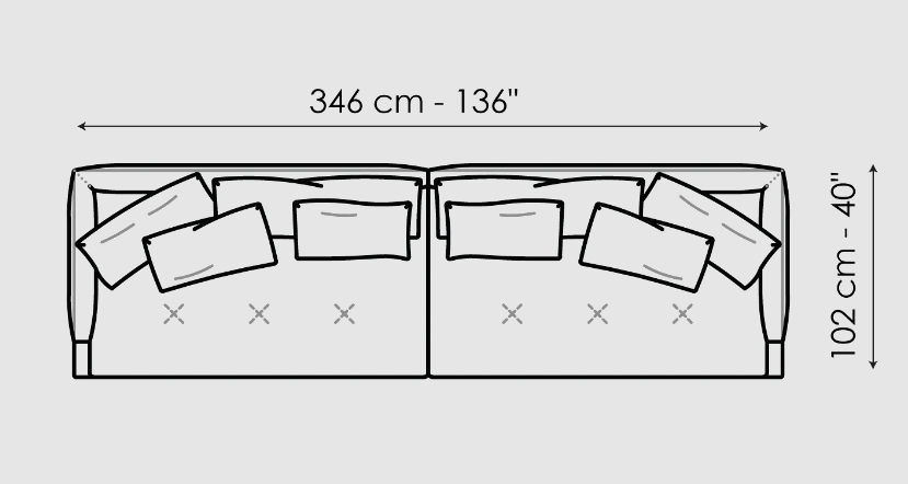 Bonaldo Soft Lsland Sofa