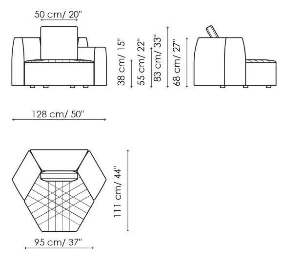 Bonaldo Panorama Sofa