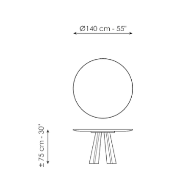 Bonaldo Torii Dining Table