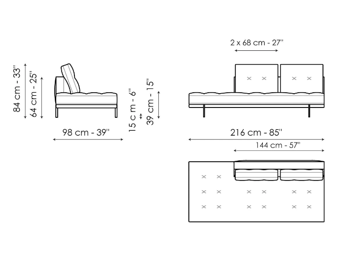 Bonaldo Maximilian Sofa