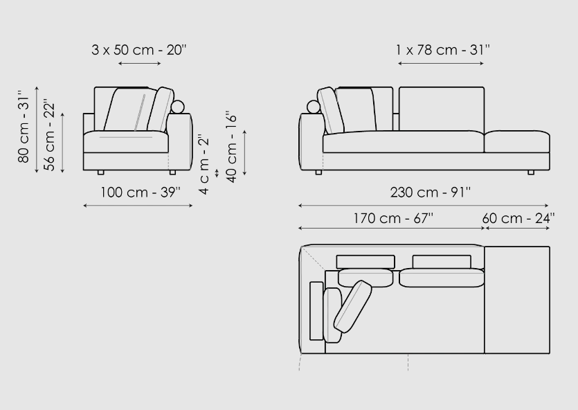 Bonaldo Superhiro Sofa