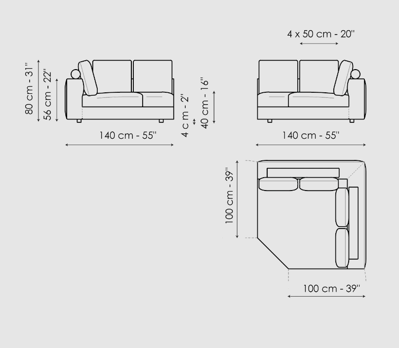 Bonaldo Superhiro Sofa