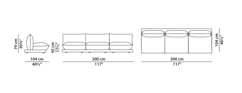 Baxter Aura Sofa