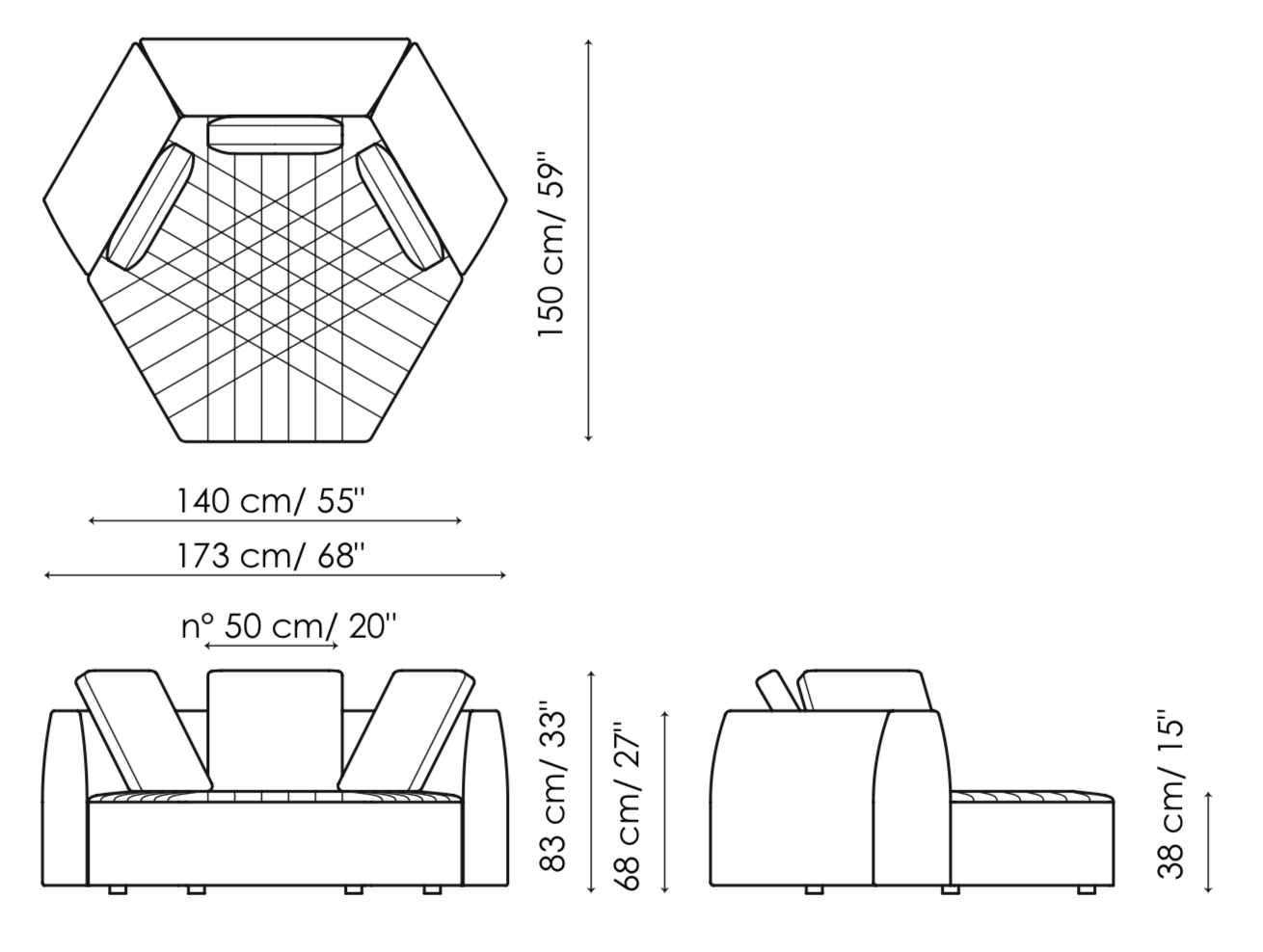 Bonaldo Panorama Sofa