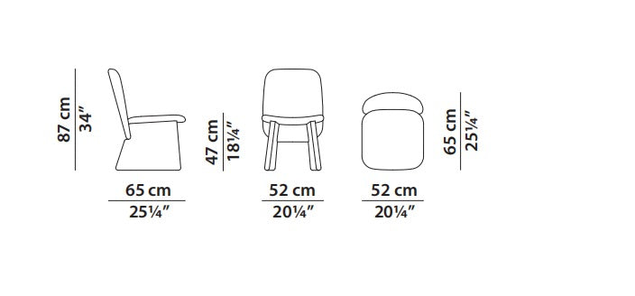 Baxter Jodie Dinning Chair