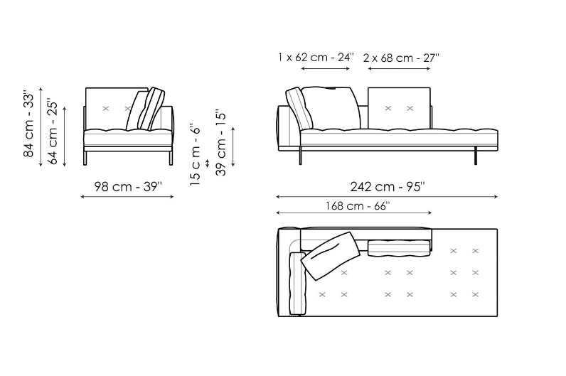 Bonaldo Maximilian Sofa