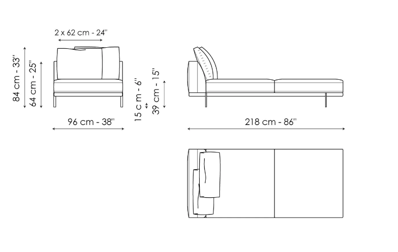 Bonaldo Phil Sofa