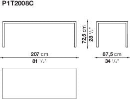B&B Progetto Dinning Table
