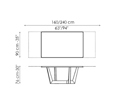 Bonaldo Art Dining Table