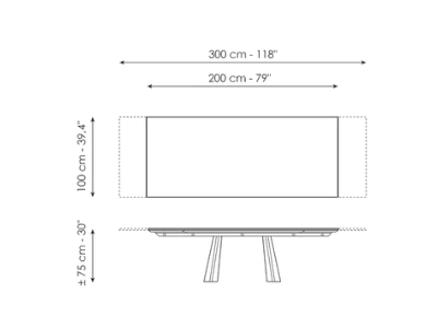 Bonaldo Torii Dining Table