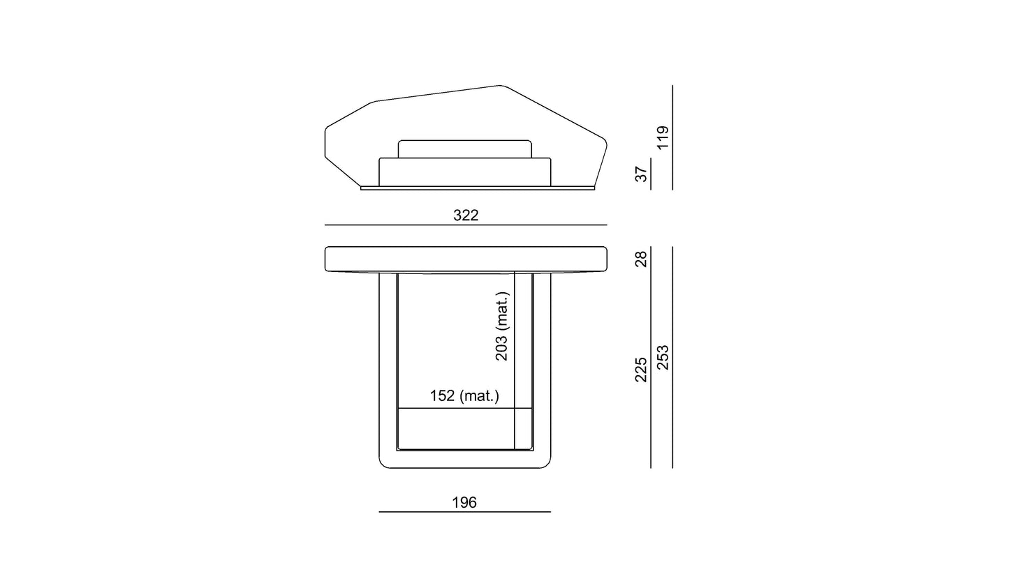 Visionnaire Neolito Bed