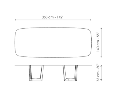 Bonaldo Art Dining Table