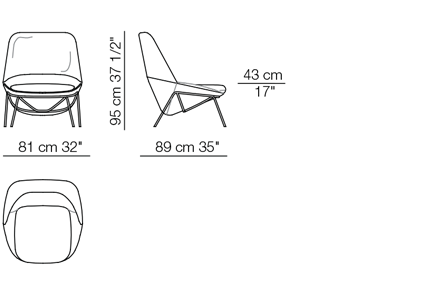 Arflex Ladle Leisure Chair