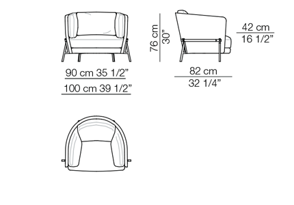 Arflex Cradle Leisure Chair