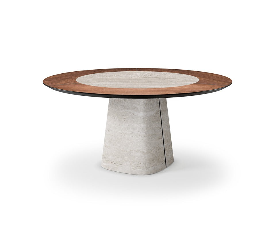 Cattelan Rado Wood Round Dining Table