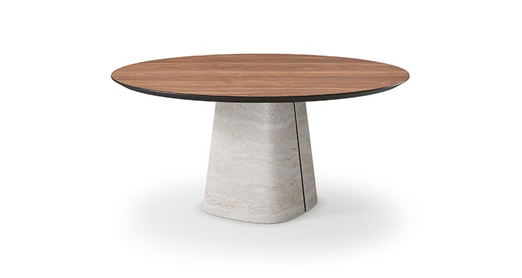 Cattelan Rado Wood Round Dining Table
