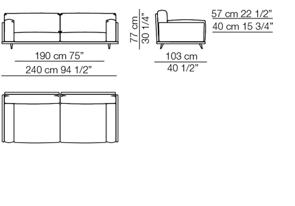 Arflex Frame Sofa