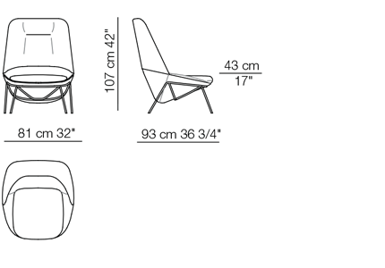 Arflex Ladle Leisure Chair